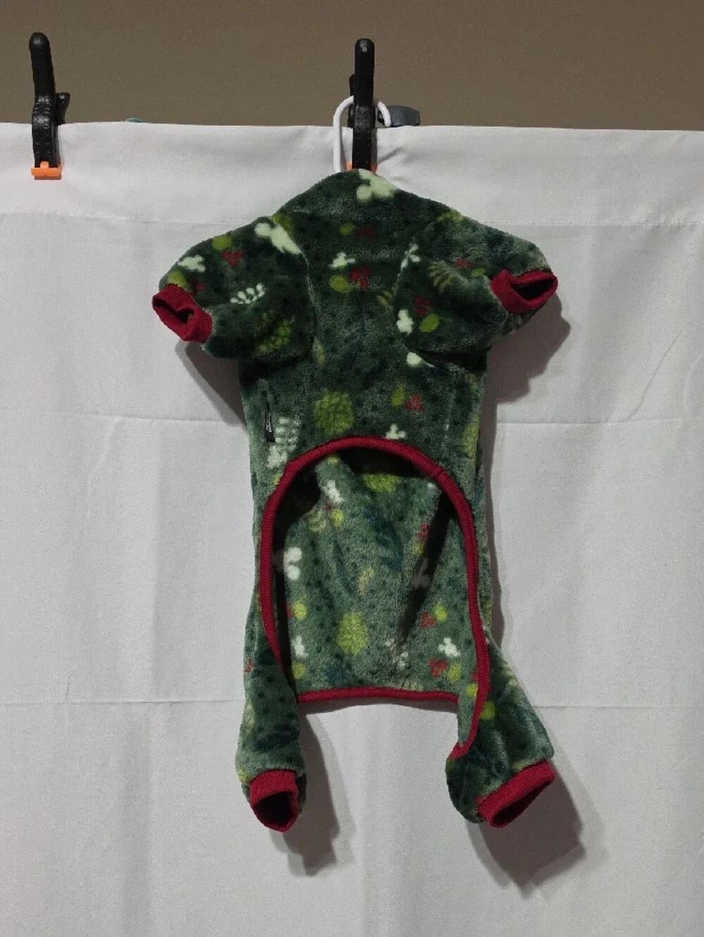 Disney Mickey Mouse Holly Christmas Dog & Cat Pajamas